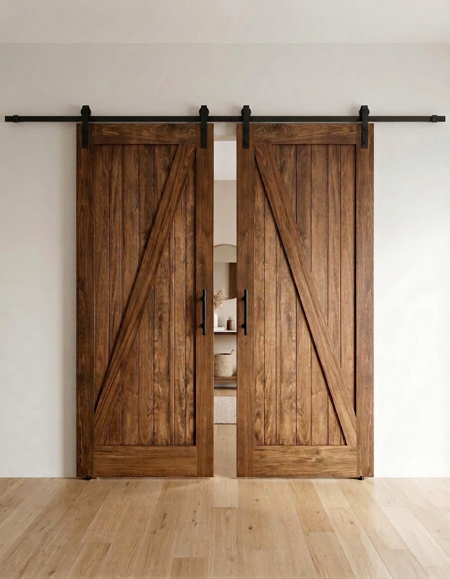 San Isidore Z-Style Traditional Barn Door