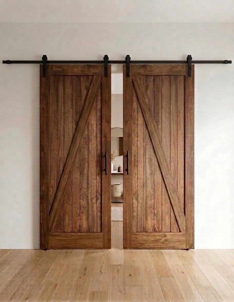 San Isidore Z-Style Traditional Barn Door