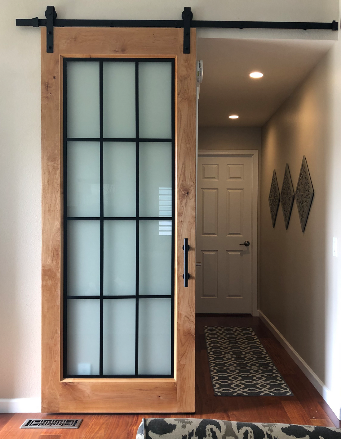 San Alcala Glass Barn Door