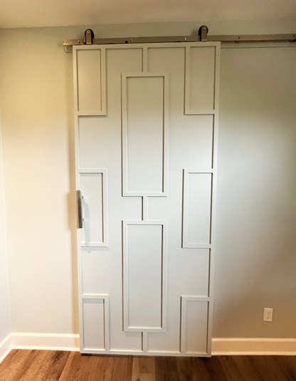 San Geometrus Modern Barn Door