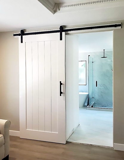 San Zita Framed Plank Traditional Barn Door